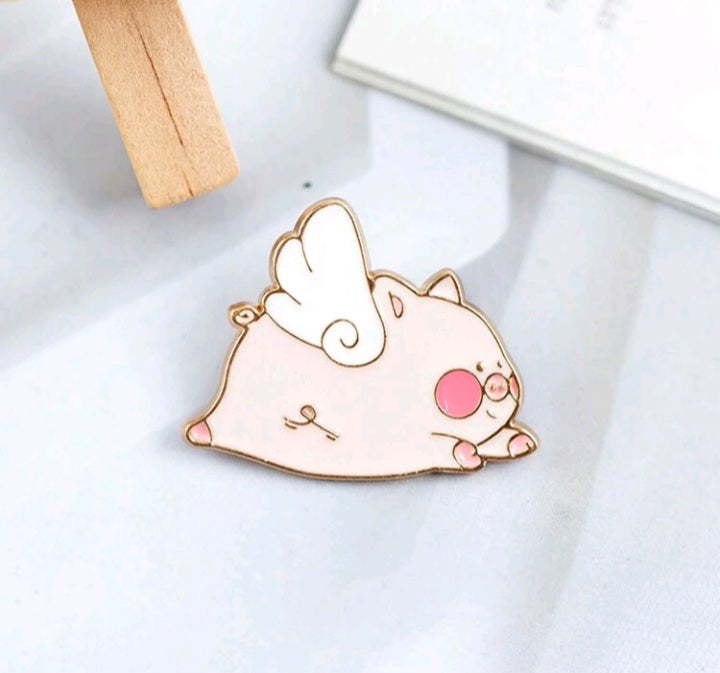 Broche Cerdito Encantado. S25VG04