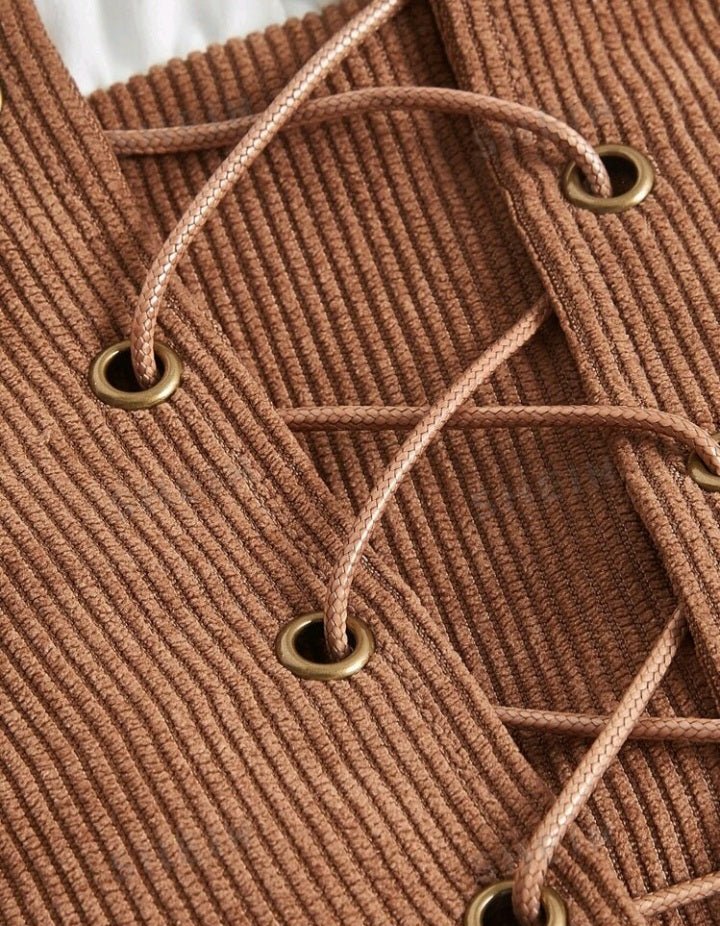 Top de Hombros Descubiertos con Cordón JZ06