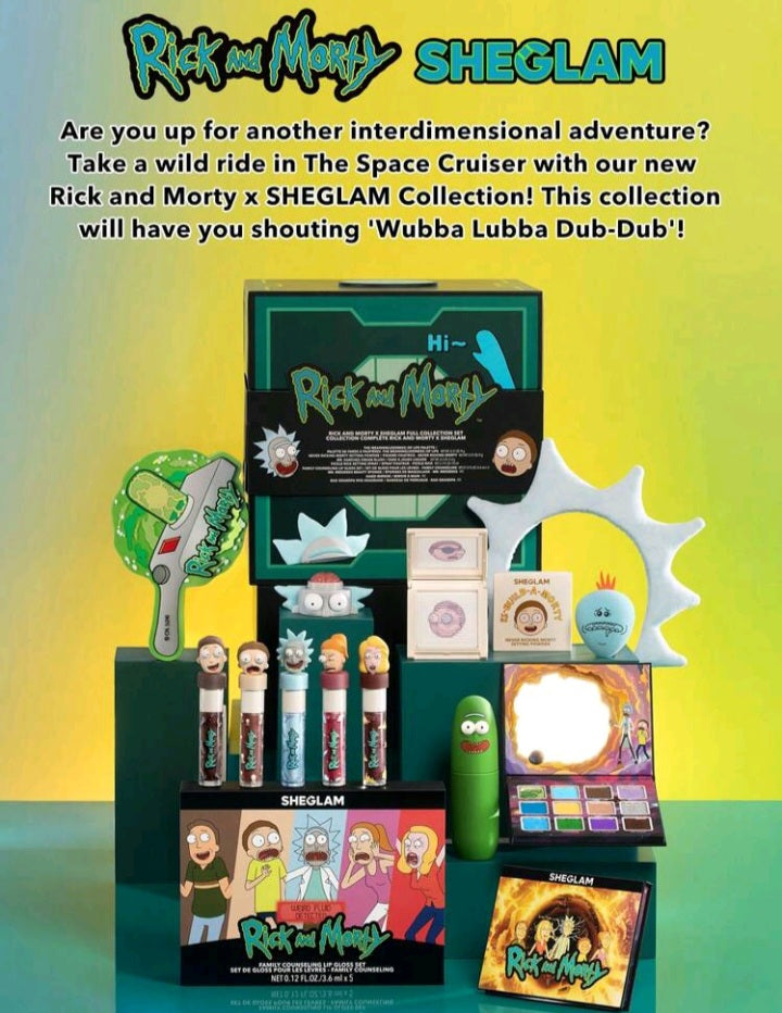 Rick and Morty X SHEGLAM Conjunto de Colección A25KL05