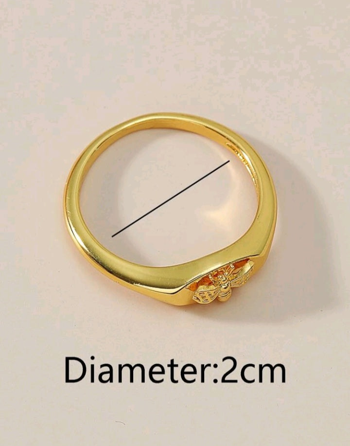 Anillo de Abeja Minimalista KU07