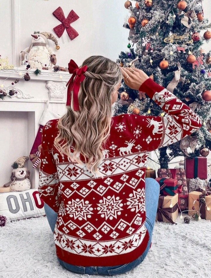 Jersey con Estampado Navideño LK05