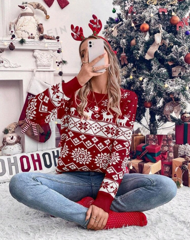 Jersey con Estampado Navideño LK05