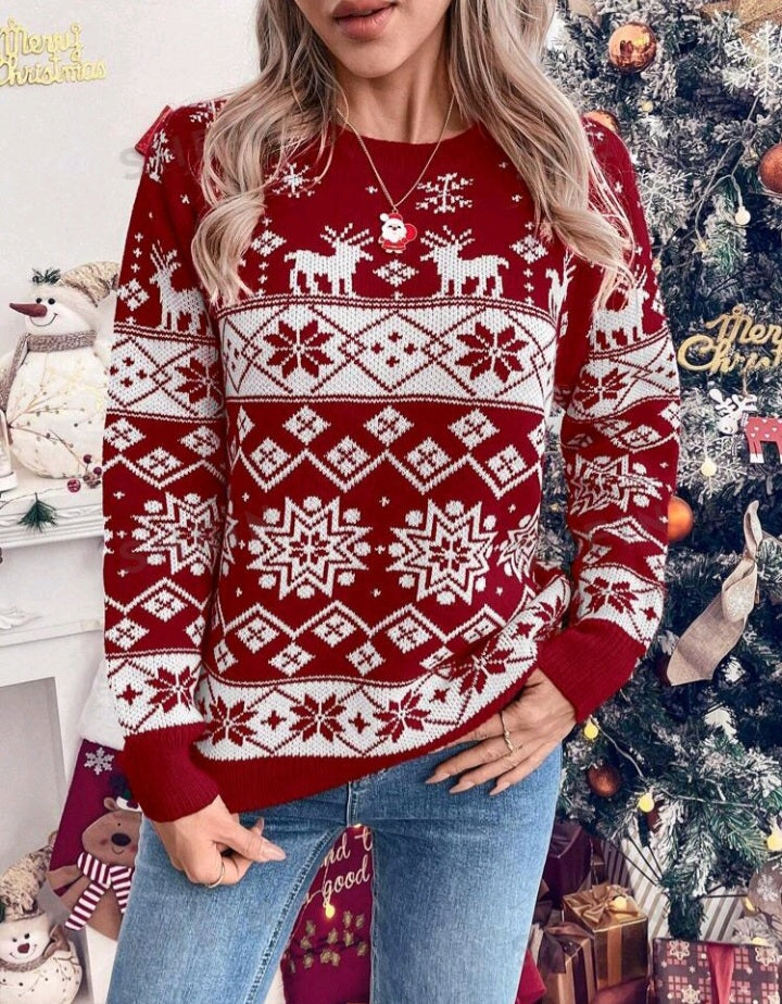 Jersey con Estampado Navideño LK05