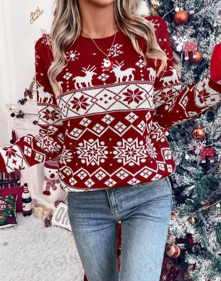 Jersey con Estampado Navideño LK05