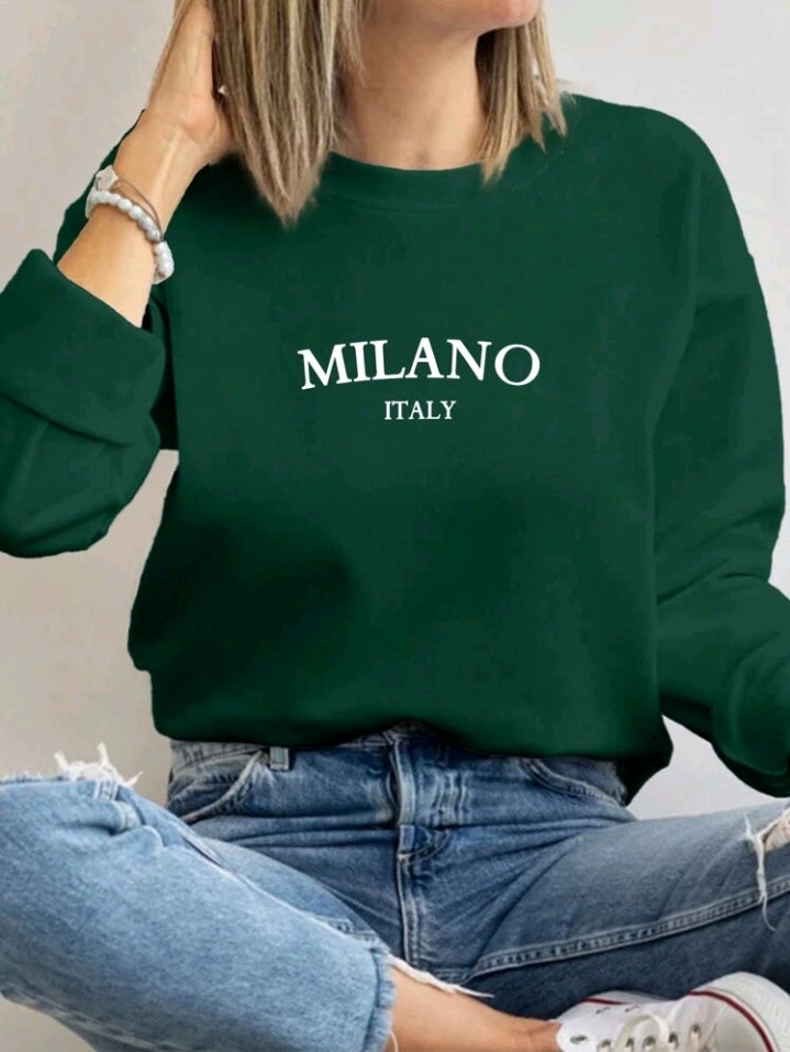 Sudadera Holgada con Estampado Gráfico E25MS04