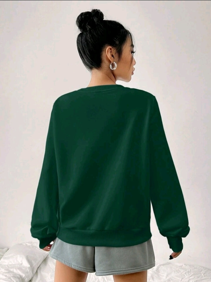 Sudadera Holgada con Estampado Gráfico E25MS04