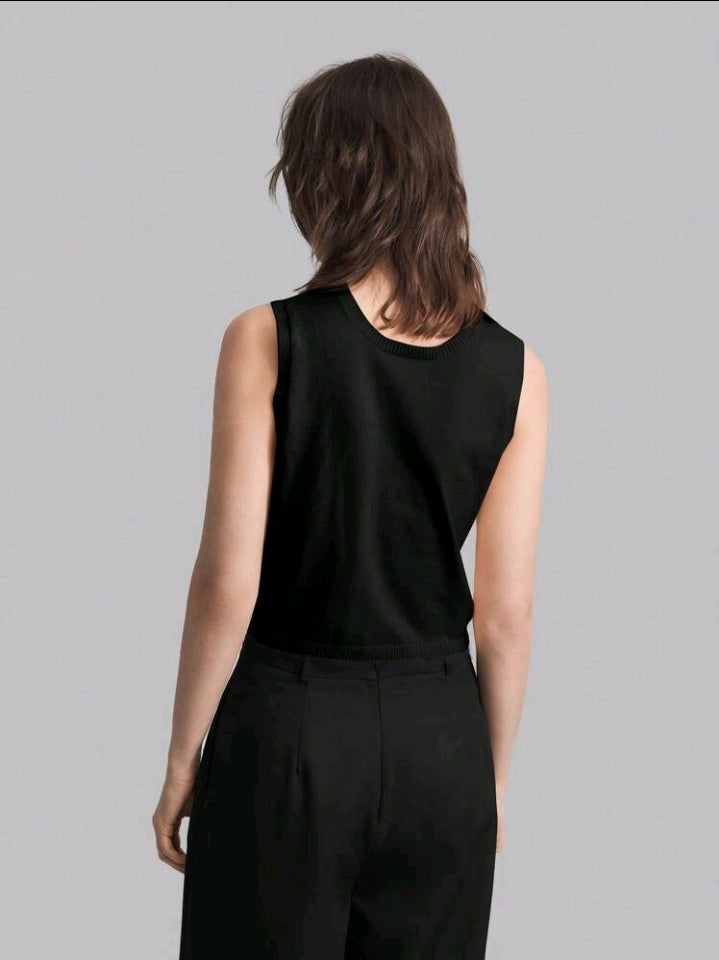 Chaleco de Punto con Botones E25MS06