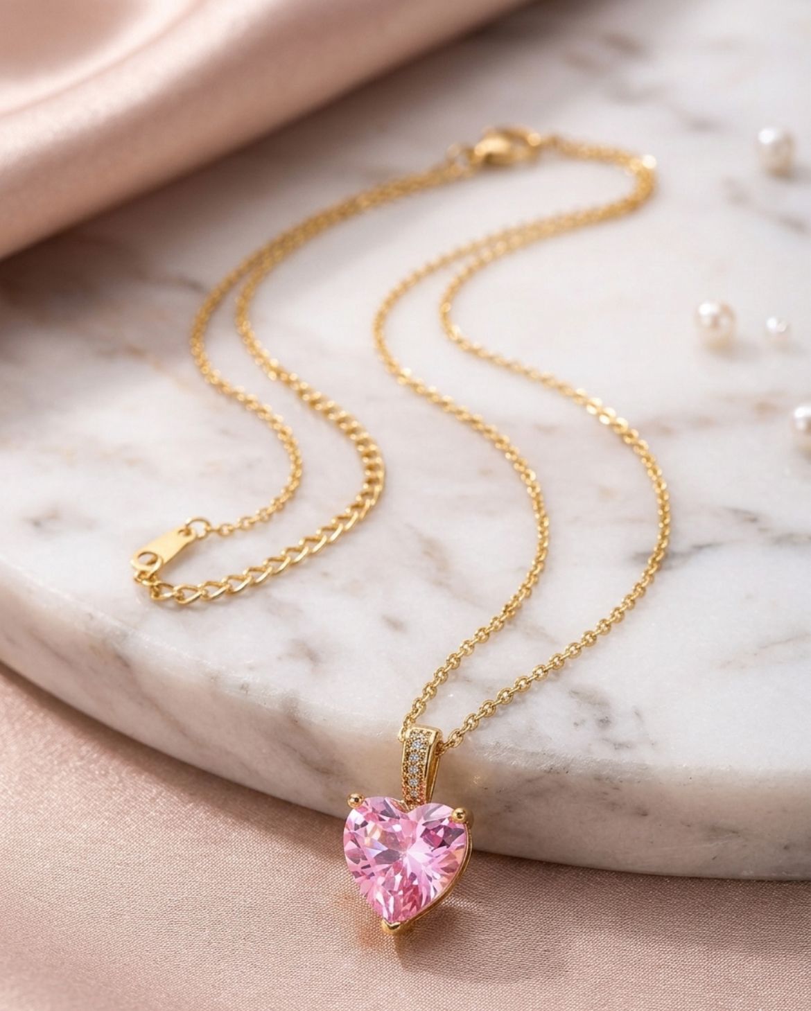 COLLAR LATIDO ROSA ETERNO MY26AM07