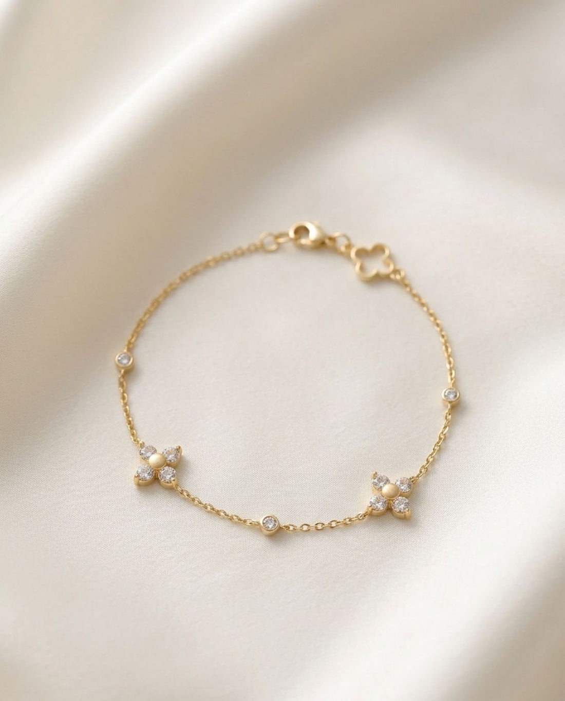 FLOWER PULSERA DORADA MY26AK01