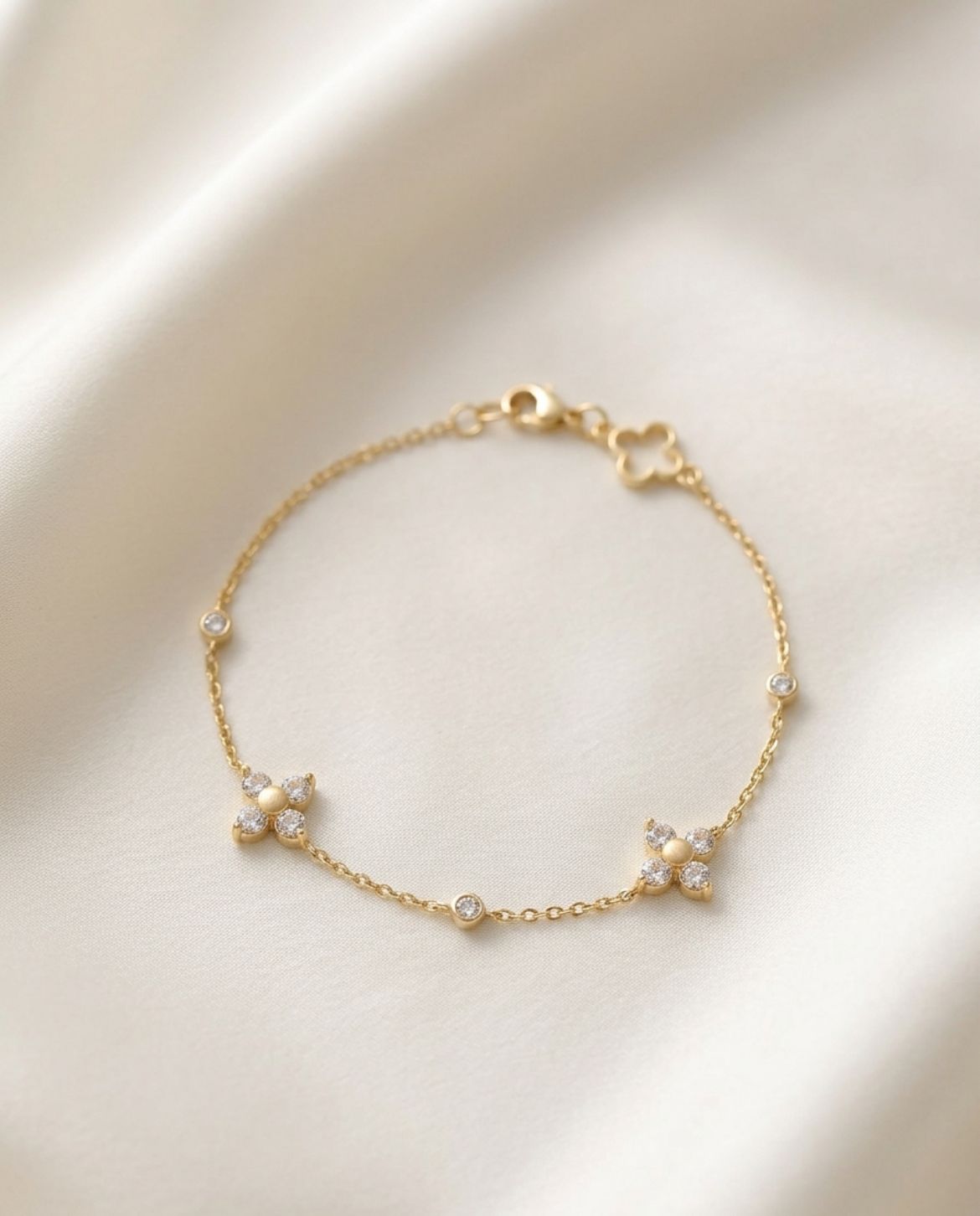 FLOWER PULSERA DORADA MY26AK01