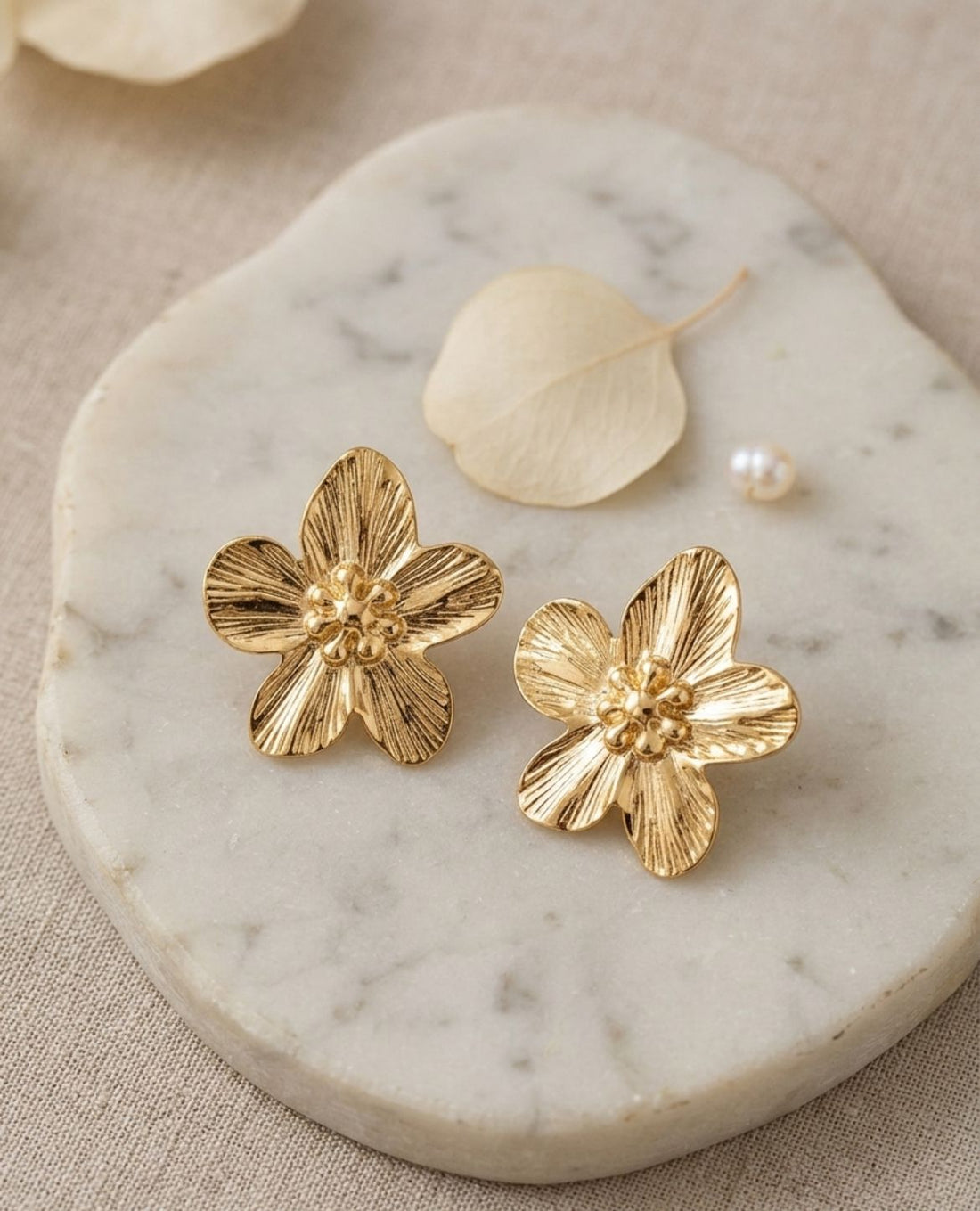PENDIENTES FLOR DE ALOHA