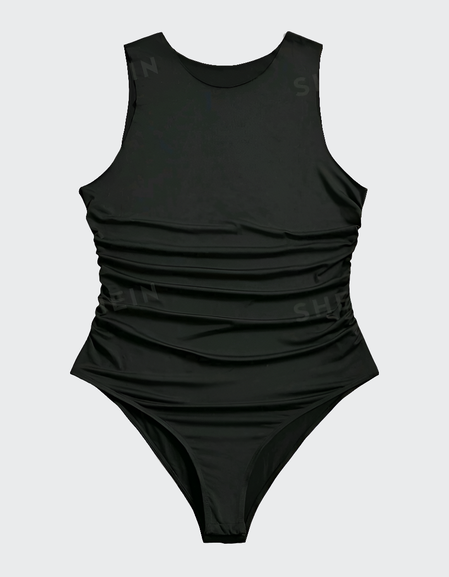 Body sin Mangas con Pliegues IB02