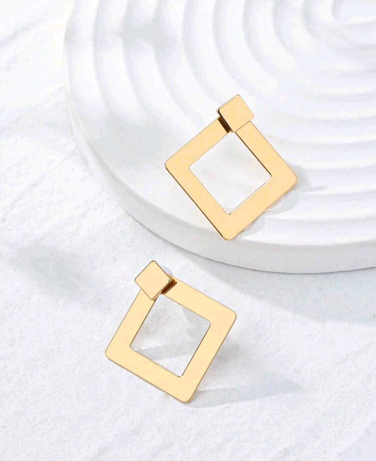 Esencia geométrica 2 piezas/un par de aretes de mujer H F25NE06