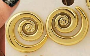 Pendientes de botón con diseño de moda MD01