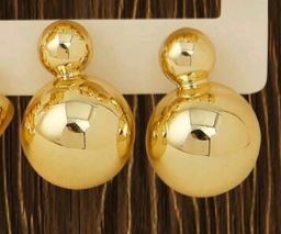 Pendientes de botón con diseño de moda MD01