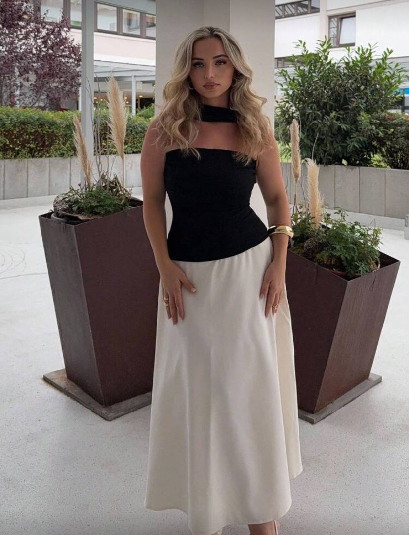 Blusa con espalda abierta E26XT01