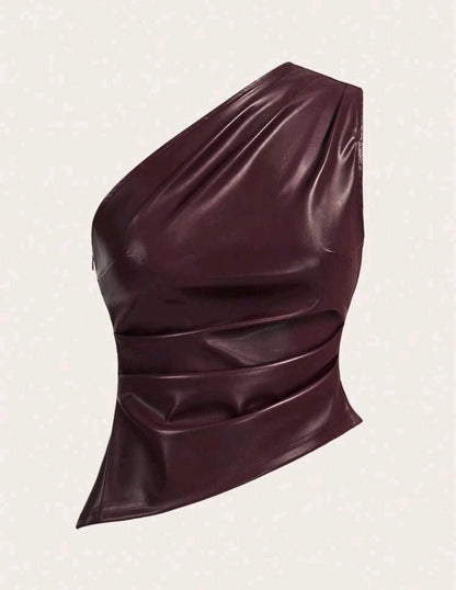 Top de mujer con hombro descubierto A25PZ04
