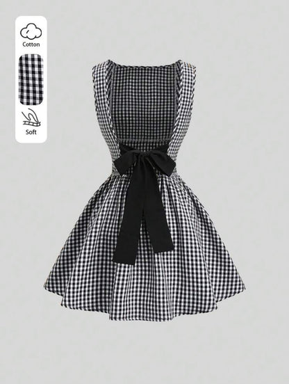 Vestido de cuadros J26AF04