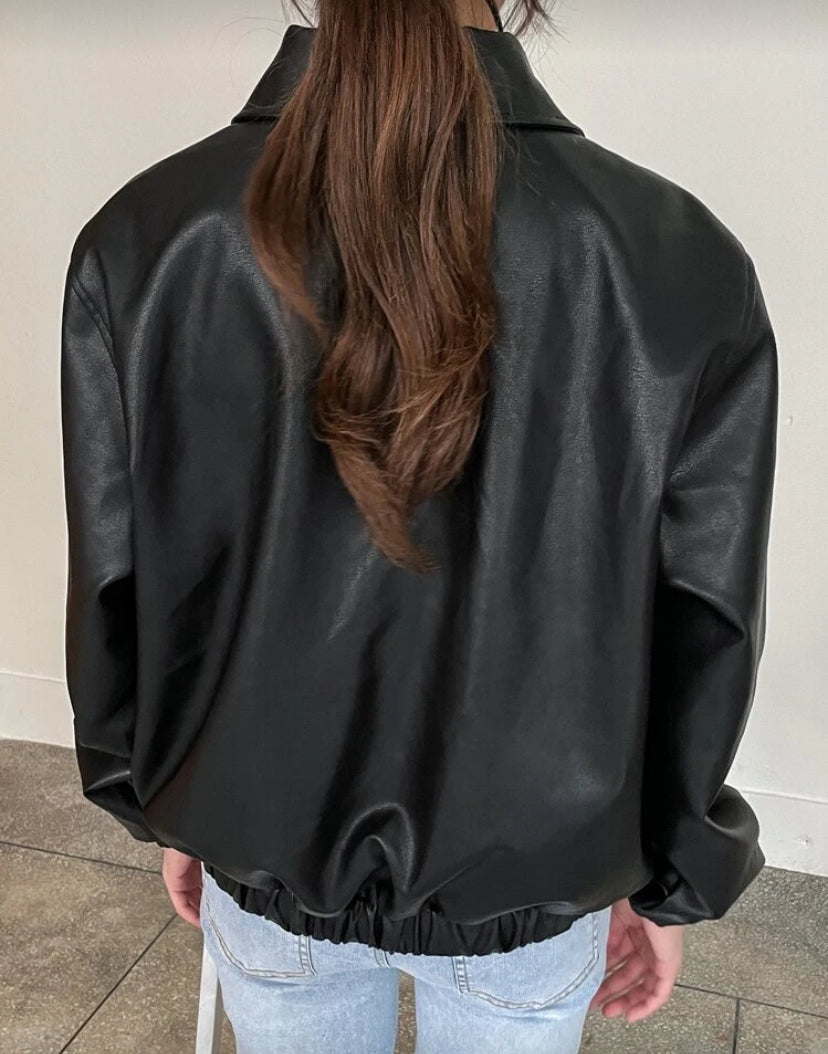 Chaqueta de piel de pu N25WU09