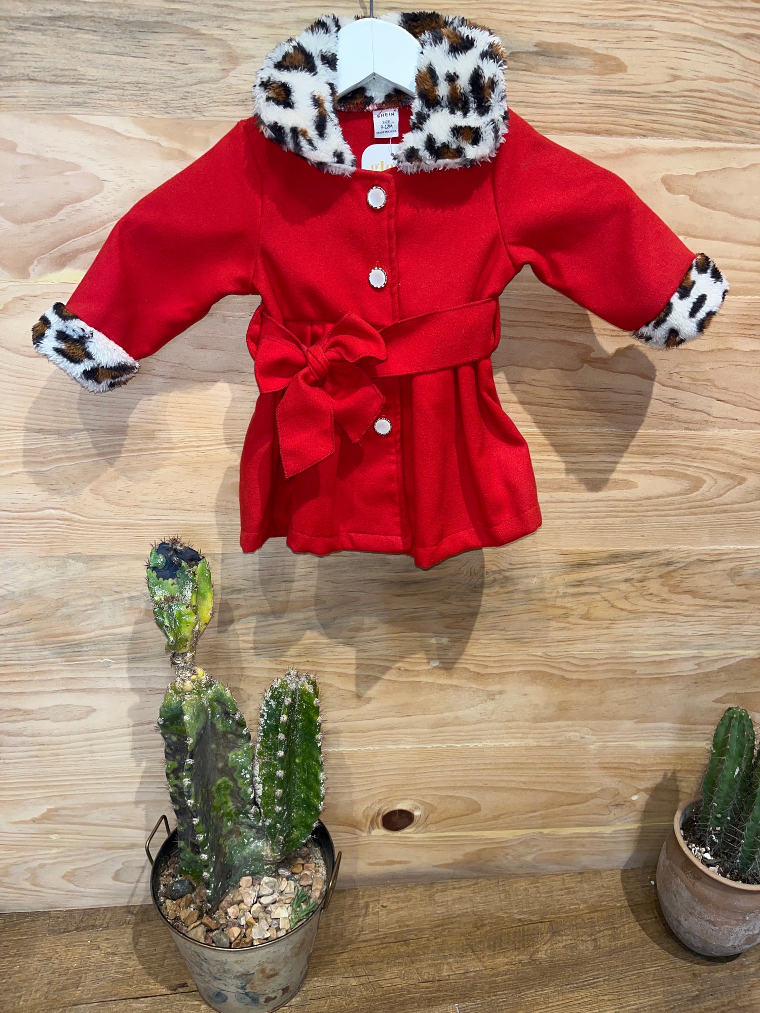 Vestido, con cuello de borreguito AS010￼