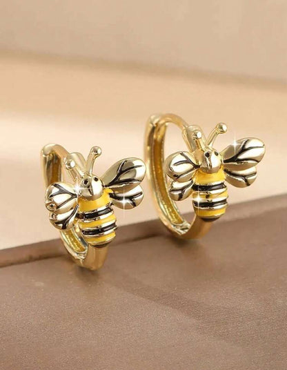 PAR DE PENDIENTES DE ABEJA