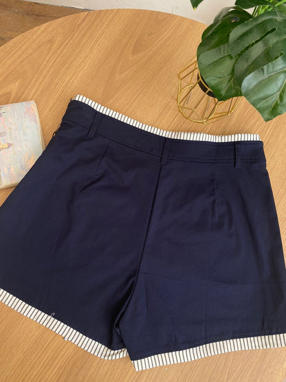 Short Azul rayado O25VK010