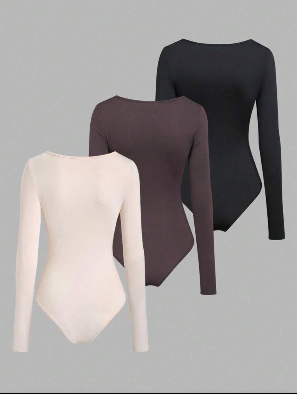 Body de manga larga