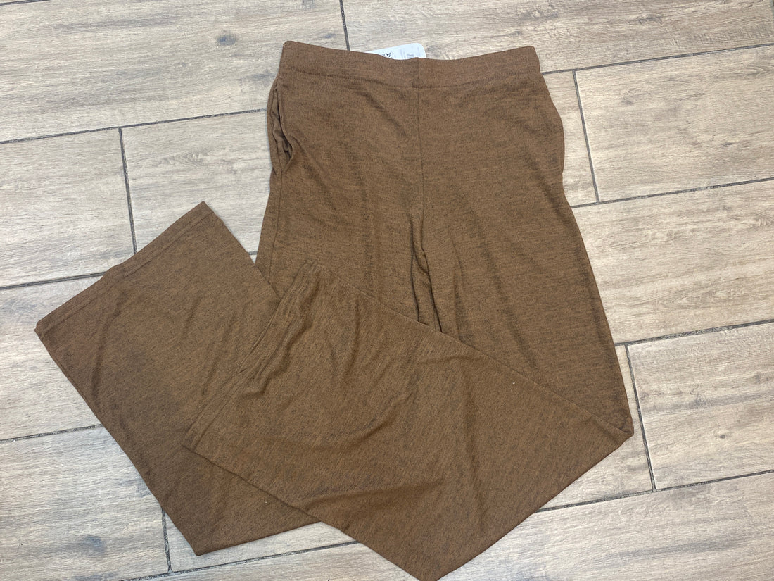 Leggings de punto marrón J25RC09