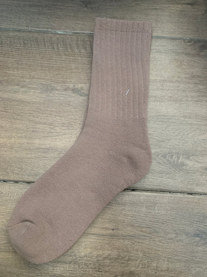 Par de calcetines gruesos a 1/2 pantorrilla A25QK010