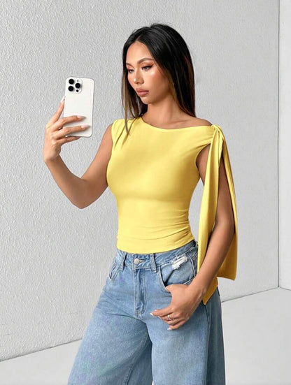 Blouse yellow S26AB03