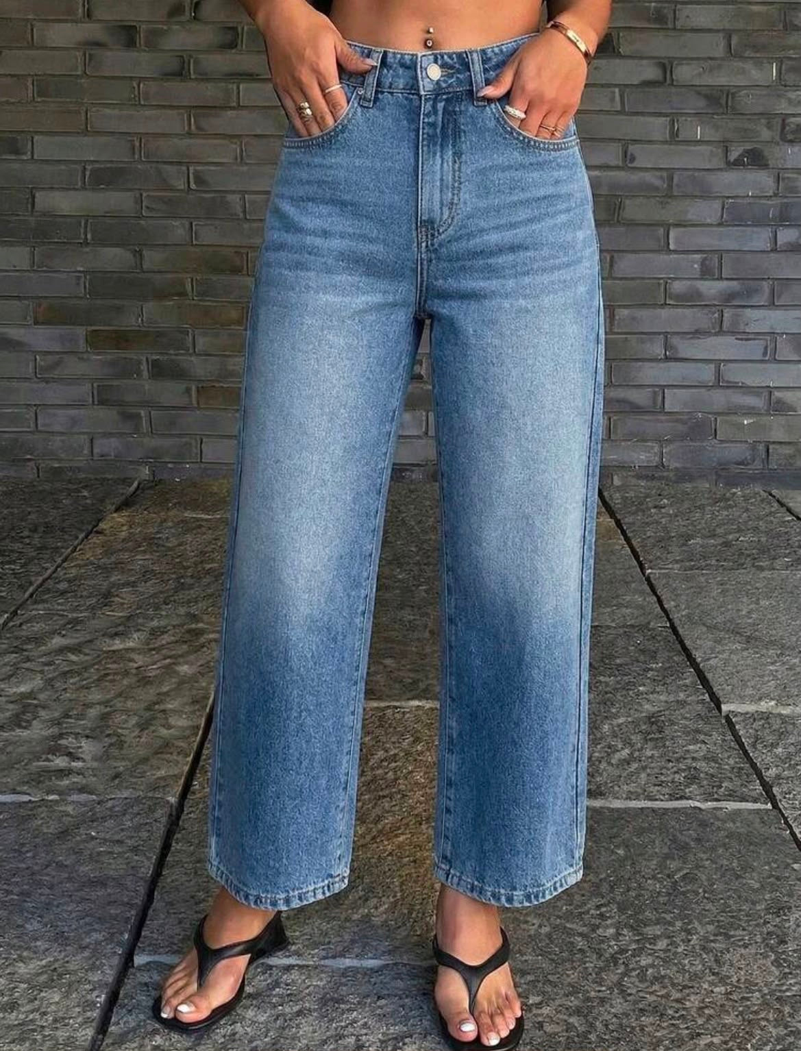 JEANS CASUALES DE PIERNA RECTA JL26AF06
