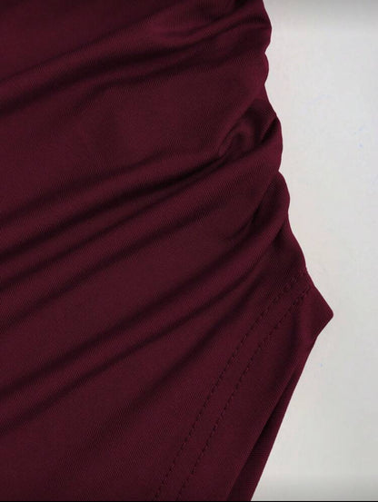 Top Asimetríco con hombros Fruncido F26YB04 💗