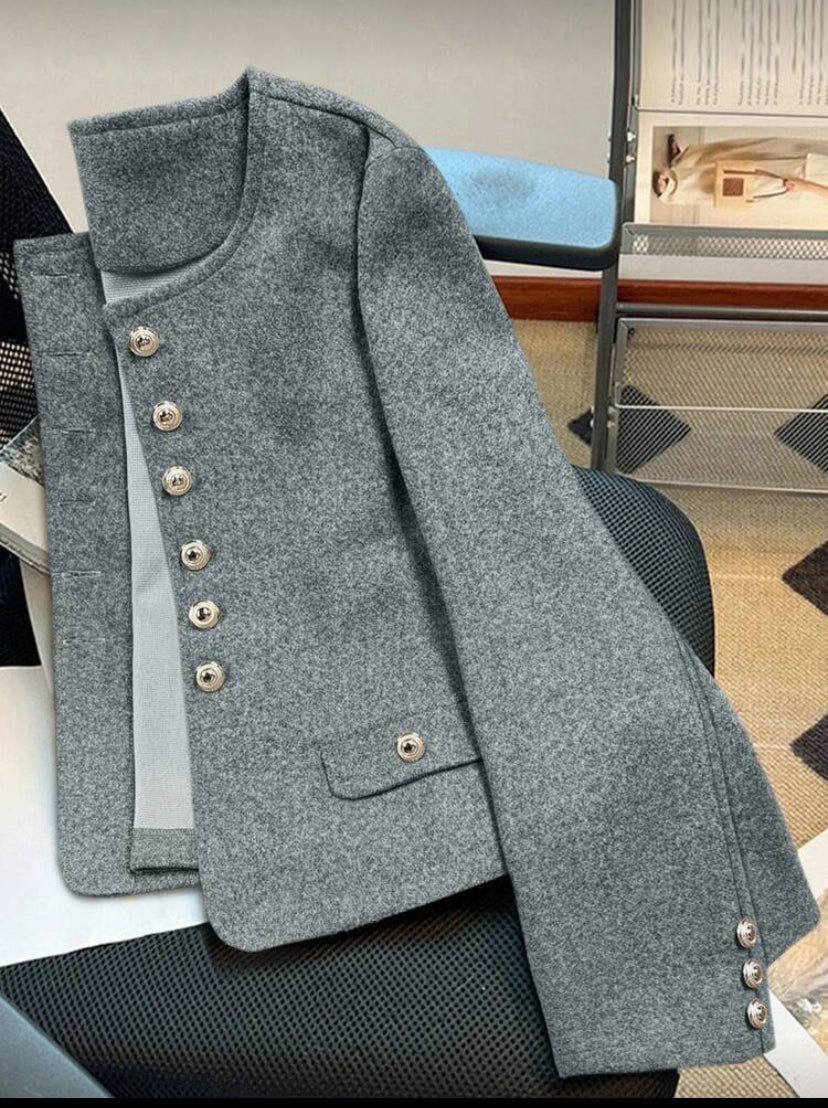 Chaqueta minimalista de manga larga D25XB01