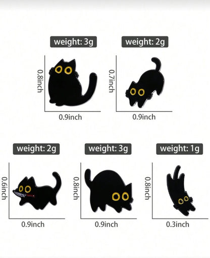 Broche con Diseño de Gato GB03