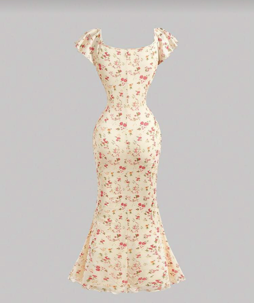 Vestido dulce miel E26XÑ04