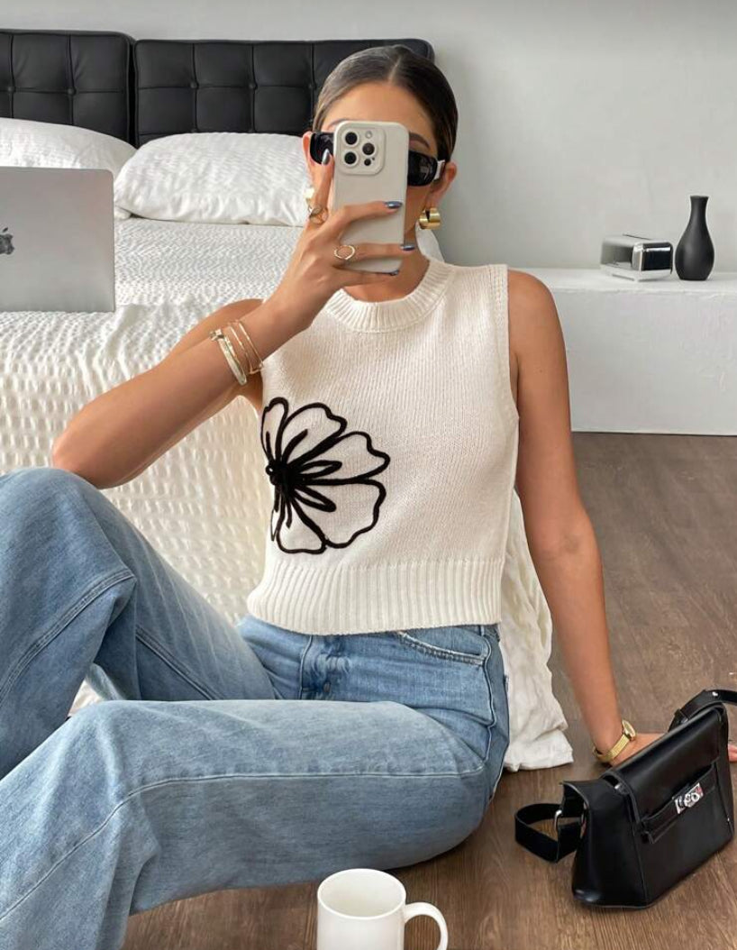 Chaleco de punto elegante N25WQ05