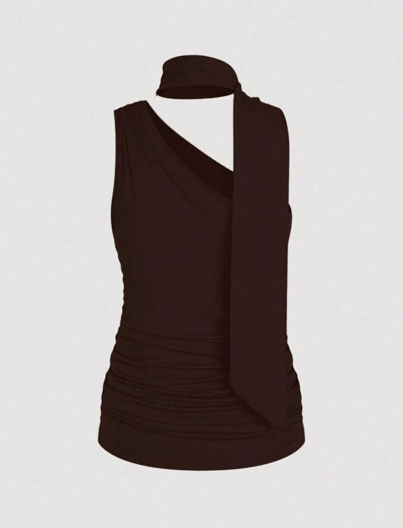 CAMISETA DE TIRANTES CON DISEÑO ELEGANTE A26BB01