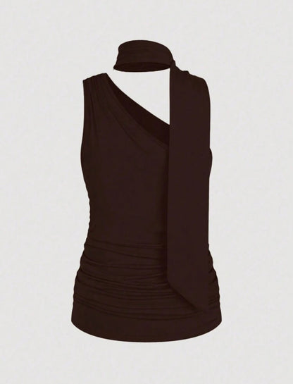 CAMISETA DE TIRANTES CON DISEÑO ELEGANTE A26BB01