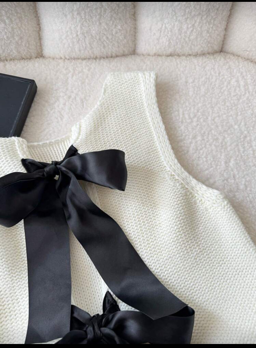 Chaleco de punto sin mangas N25WL08