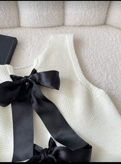 Chaleco de punto sin mangas N25WL08