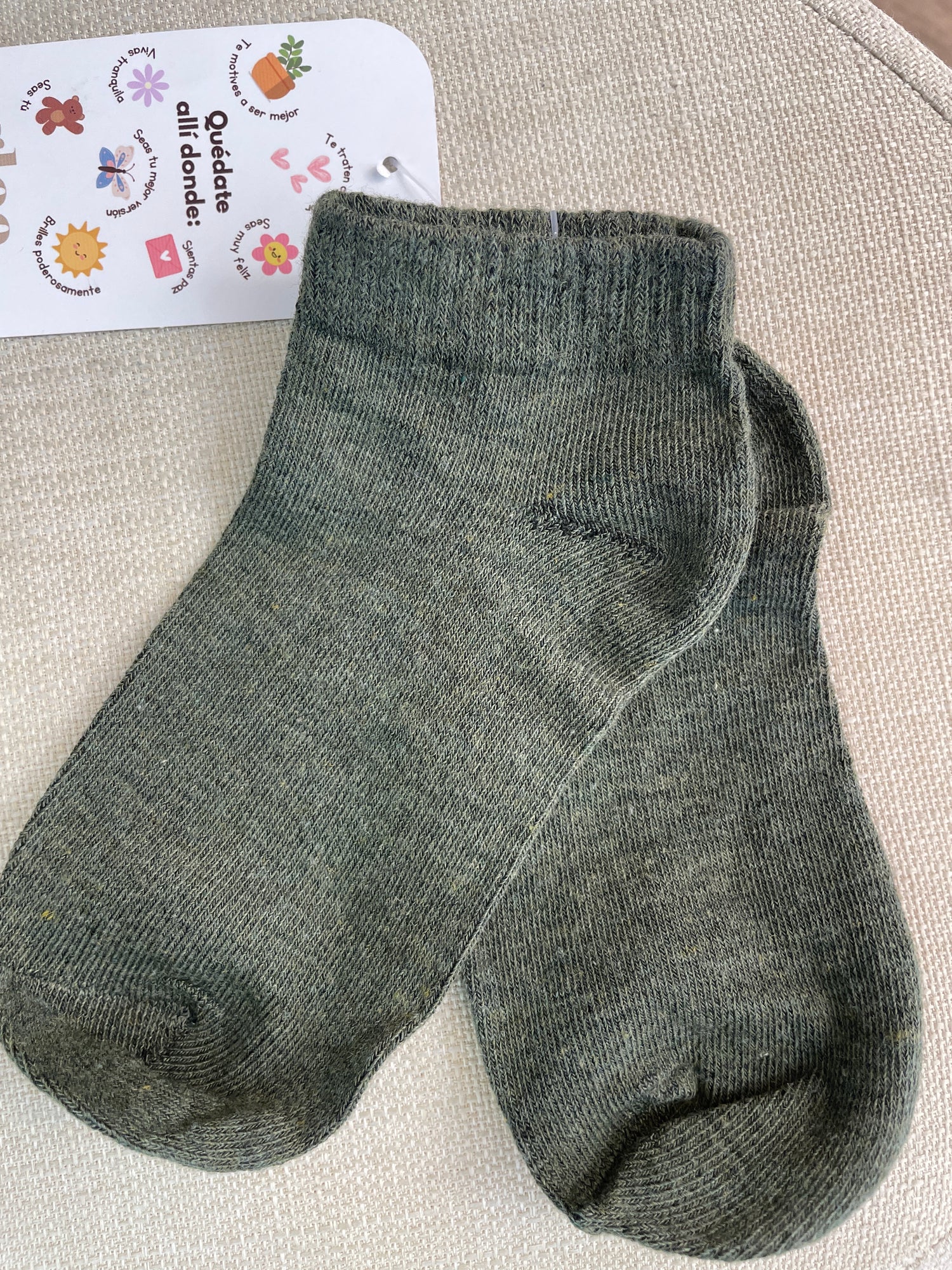 calcetines cortos casuales unicolor M25ÑK04