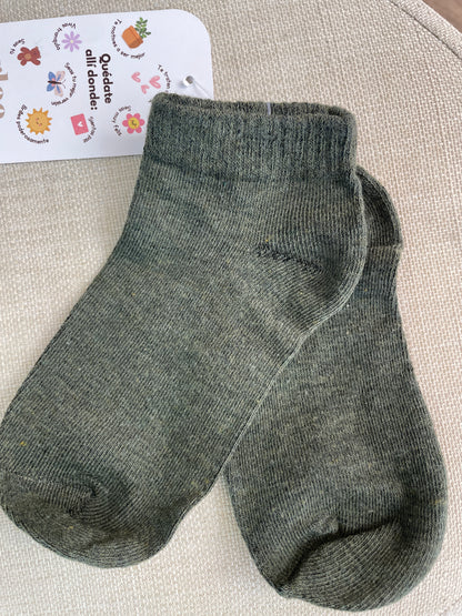 calcetines cortos casuales unicolor M25ÑK04