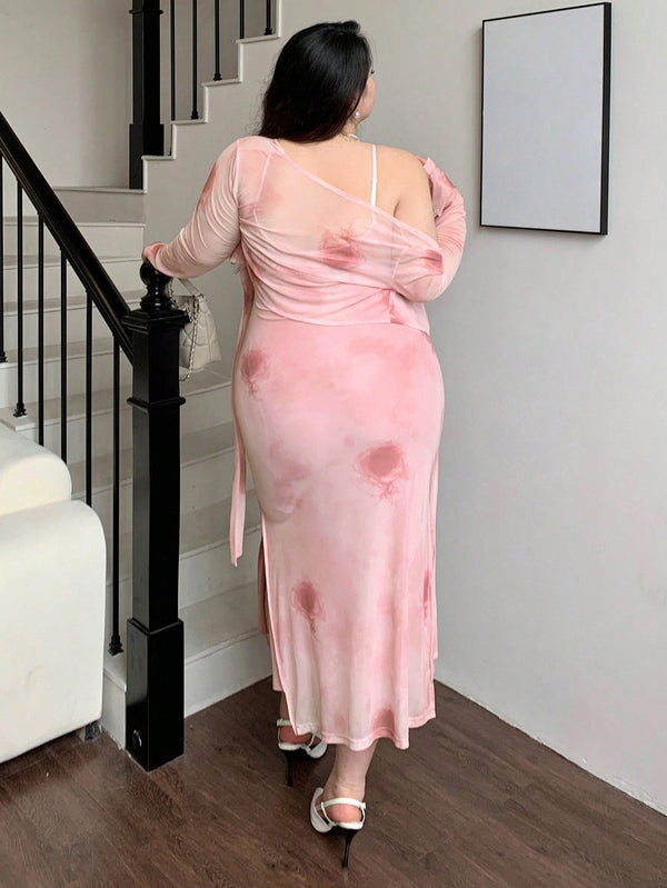 Vestido de Tirantes con Camisa Abierta IA010