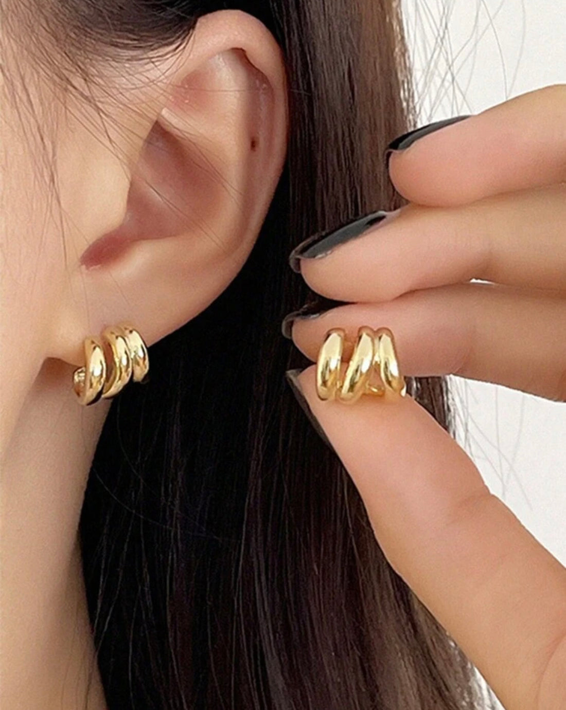 Pendientes geométricos sencillos y de moda C A25QD08
