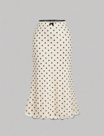 CONJUNTO DE DOS PIEZAS CON LUNARES MY26AH05