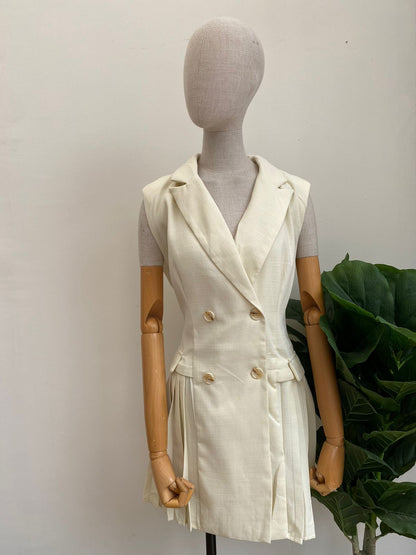 Vestido lirio plisado O25VÑ08