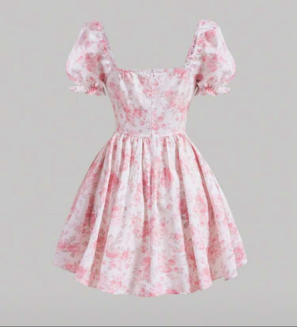 Vestido mini con cordón delantero F26XW08 💗