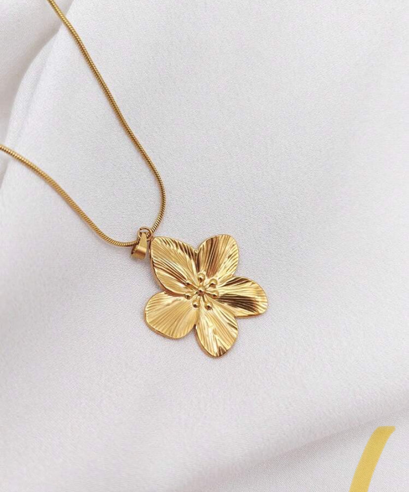 Collar aura floral  AG25TU05
