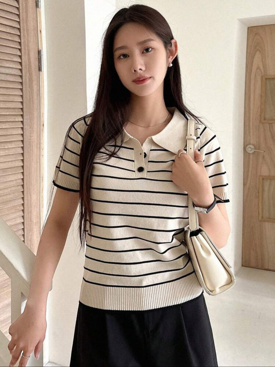 Jersey polo de rayas AG25TP010