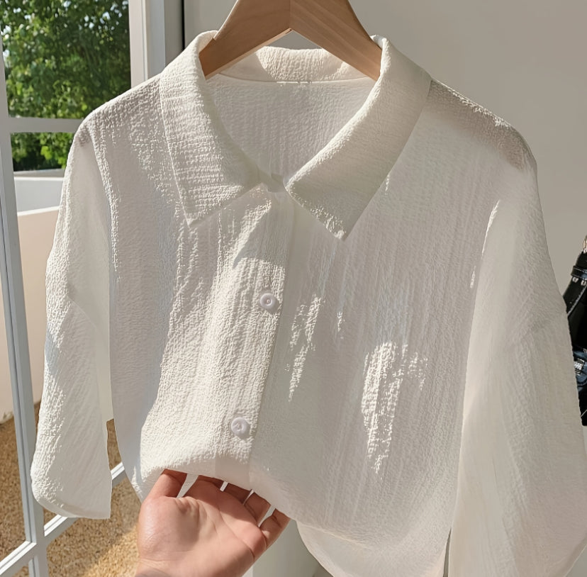 Camisa corta tejida  A25ÑY02
